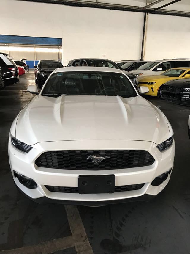 平行进口23t福特野马白色现车实拍图片